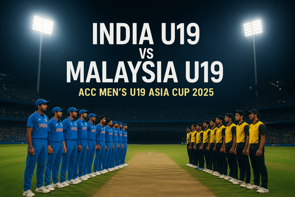 India U19 vs Malaysia U19
