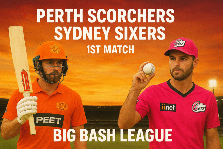 Perth Scorchers vs Sydney Sixers