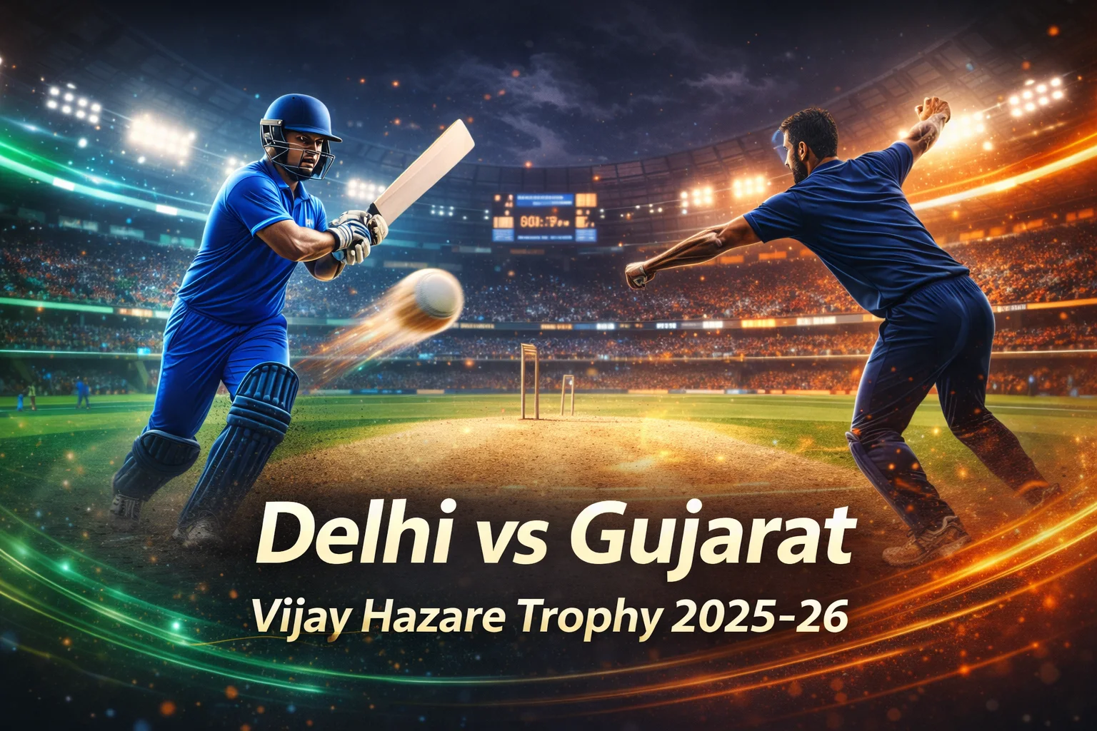 Delhi vs Gujarat - Vijay Hazare 2025-26