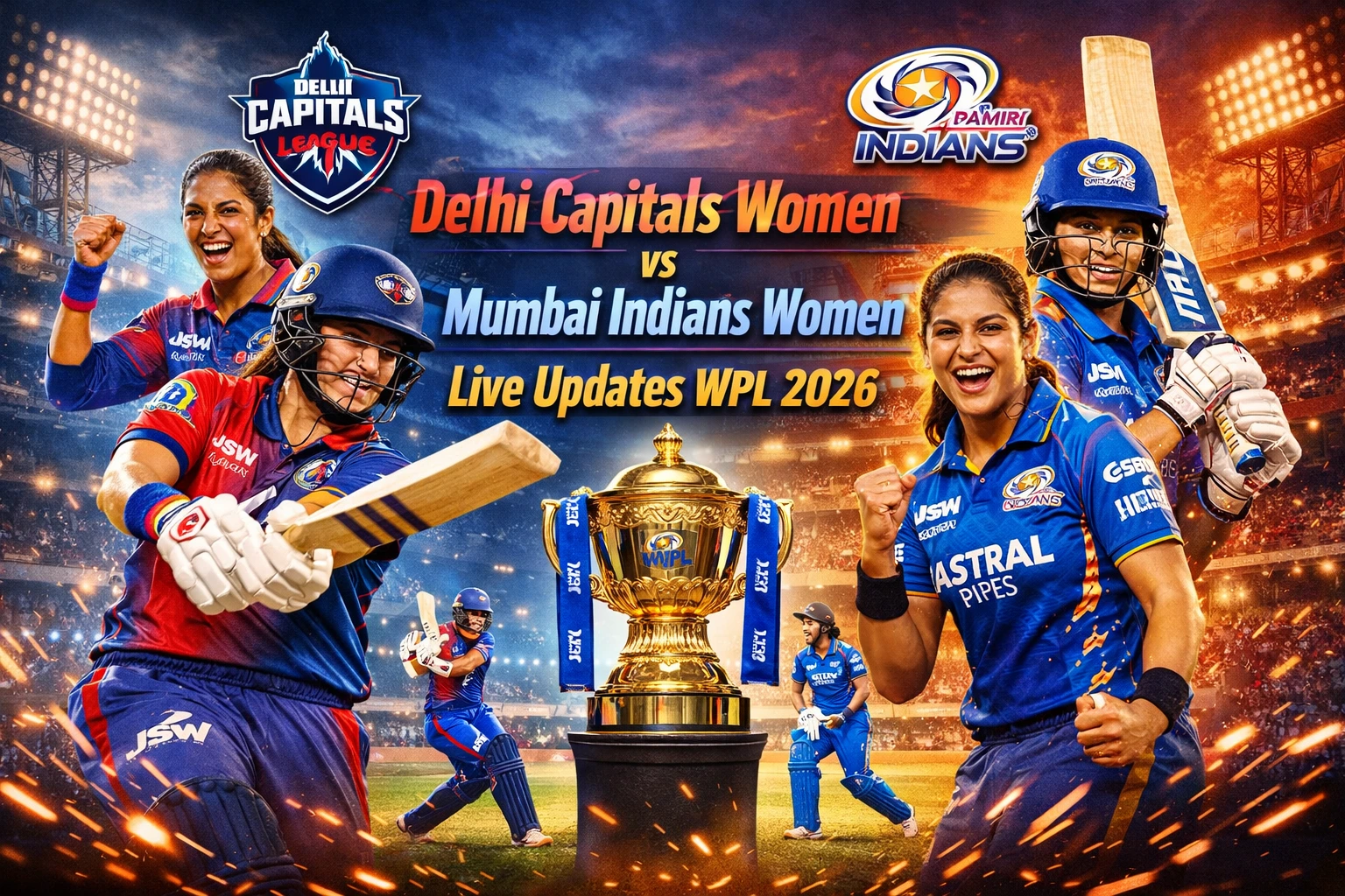 Delhi Capitals Women vs Mumbai Indians Women Live Updates