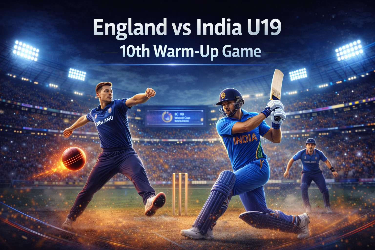England vs India U19 warm-up game