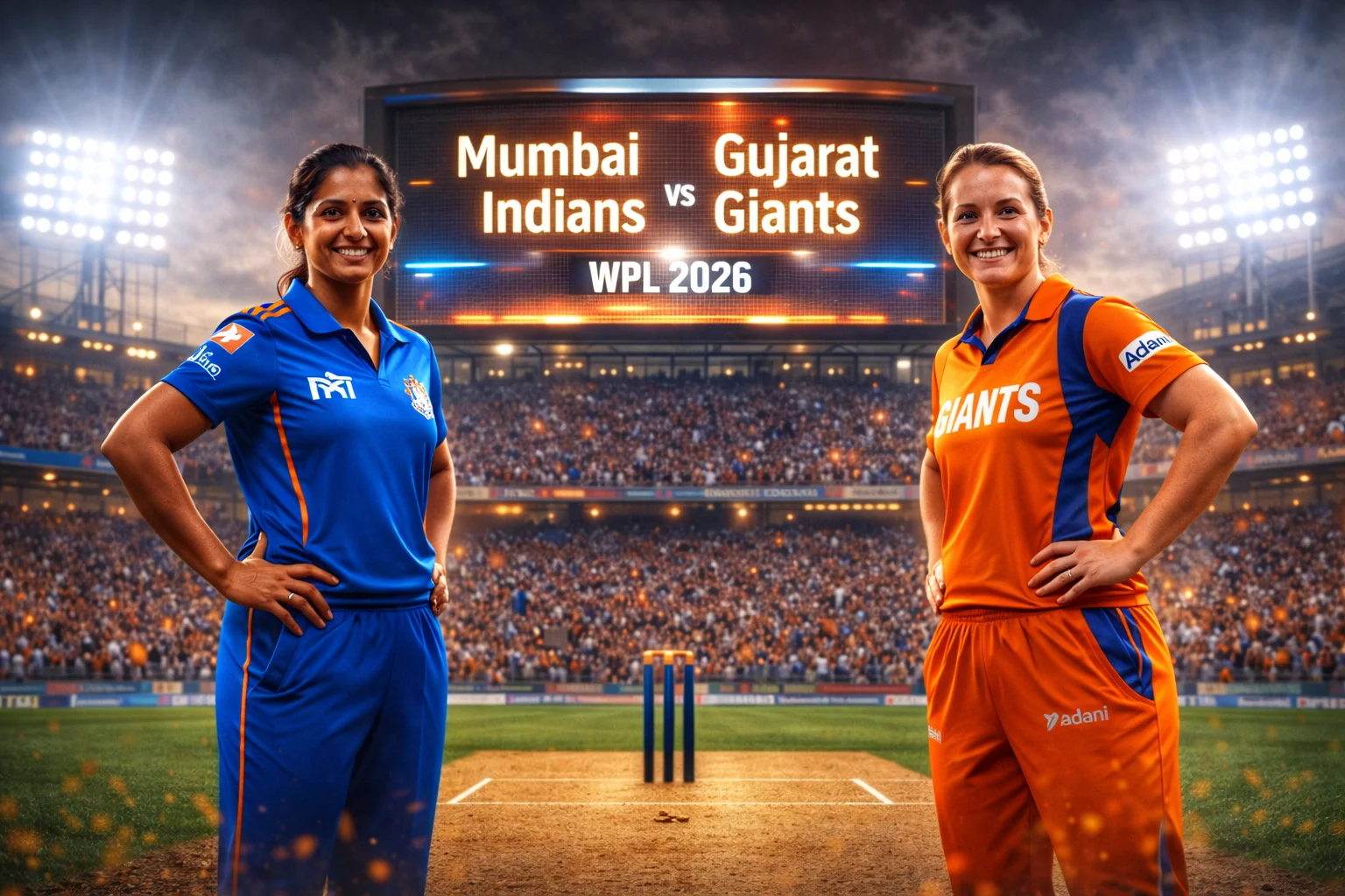 Mumbai Indians vs Gujarat Giants