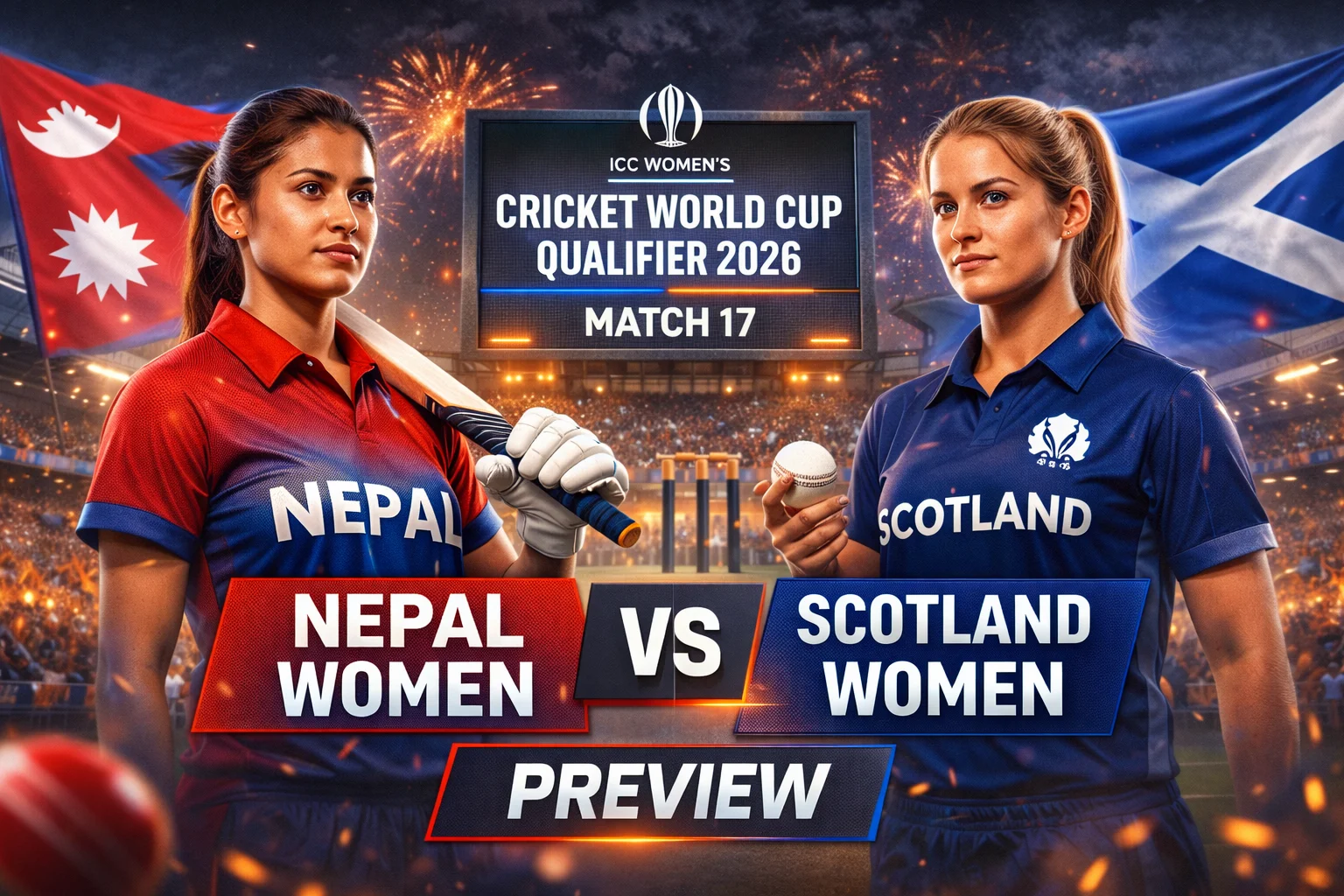 Nepal Women vs Scotland Women