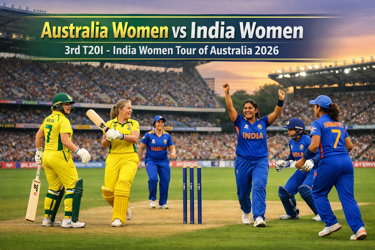 Australia Women vs India Women 3rd T20I