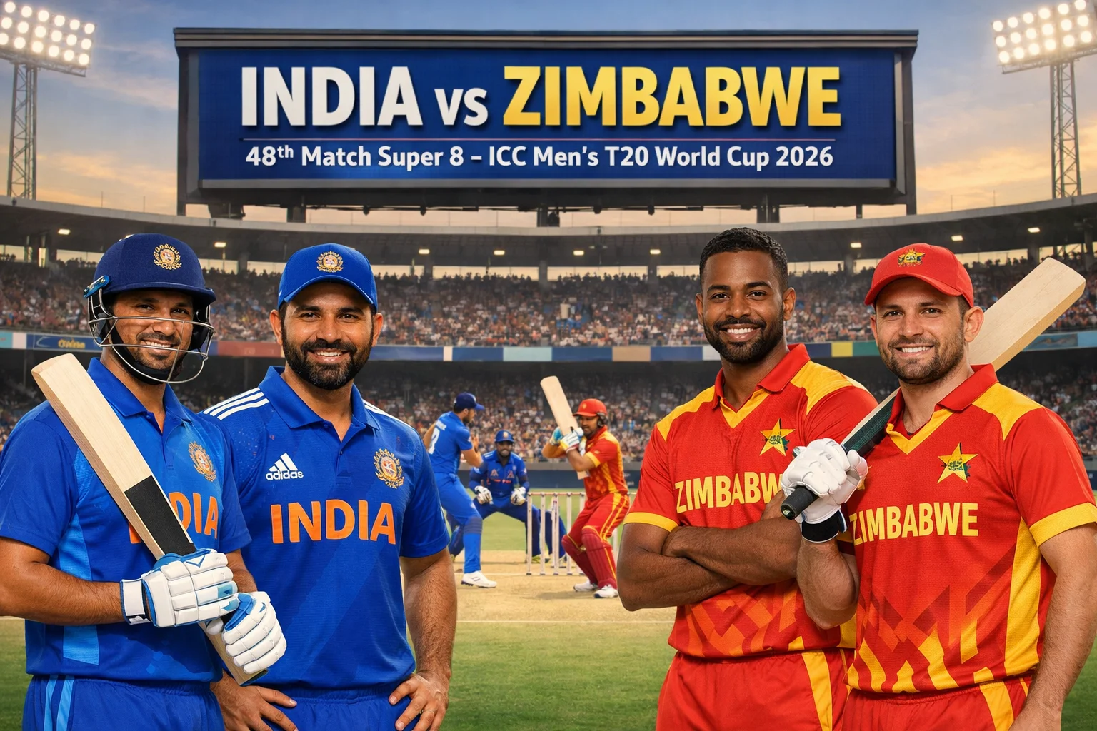 India Vs Zimbabwe 48th Match