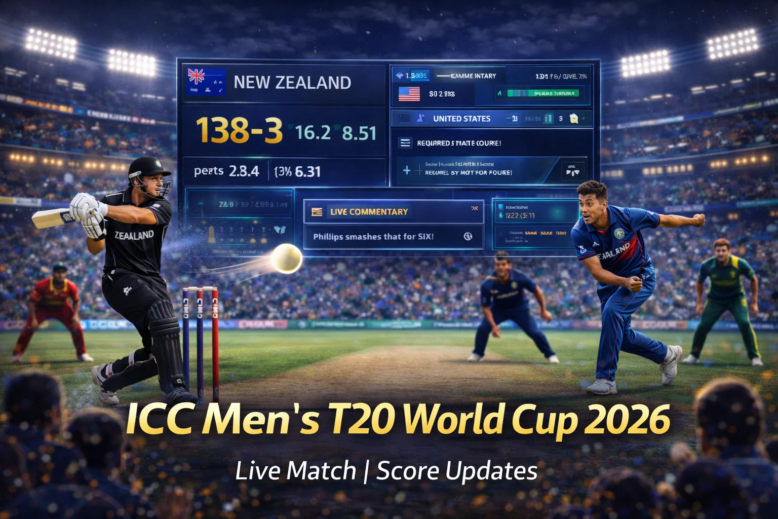 Live ICC T20 World Cup match