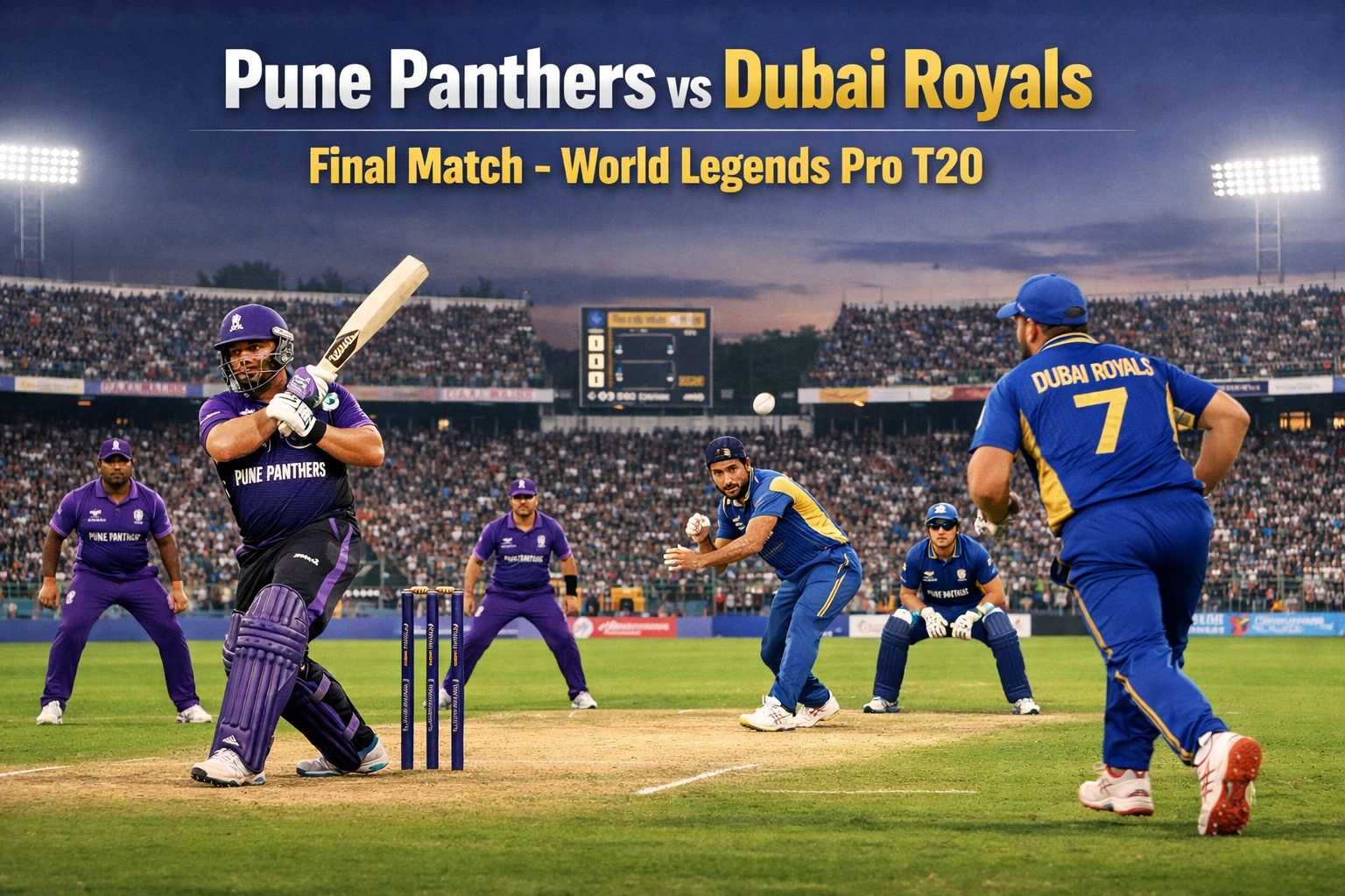 Pune Panthers vs Dubai Royals