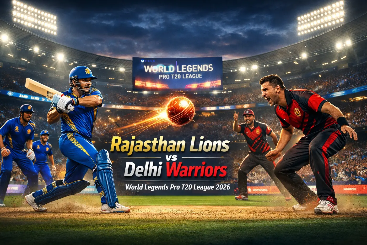 Rajasthan Lions vs Delhi Warriors showdown