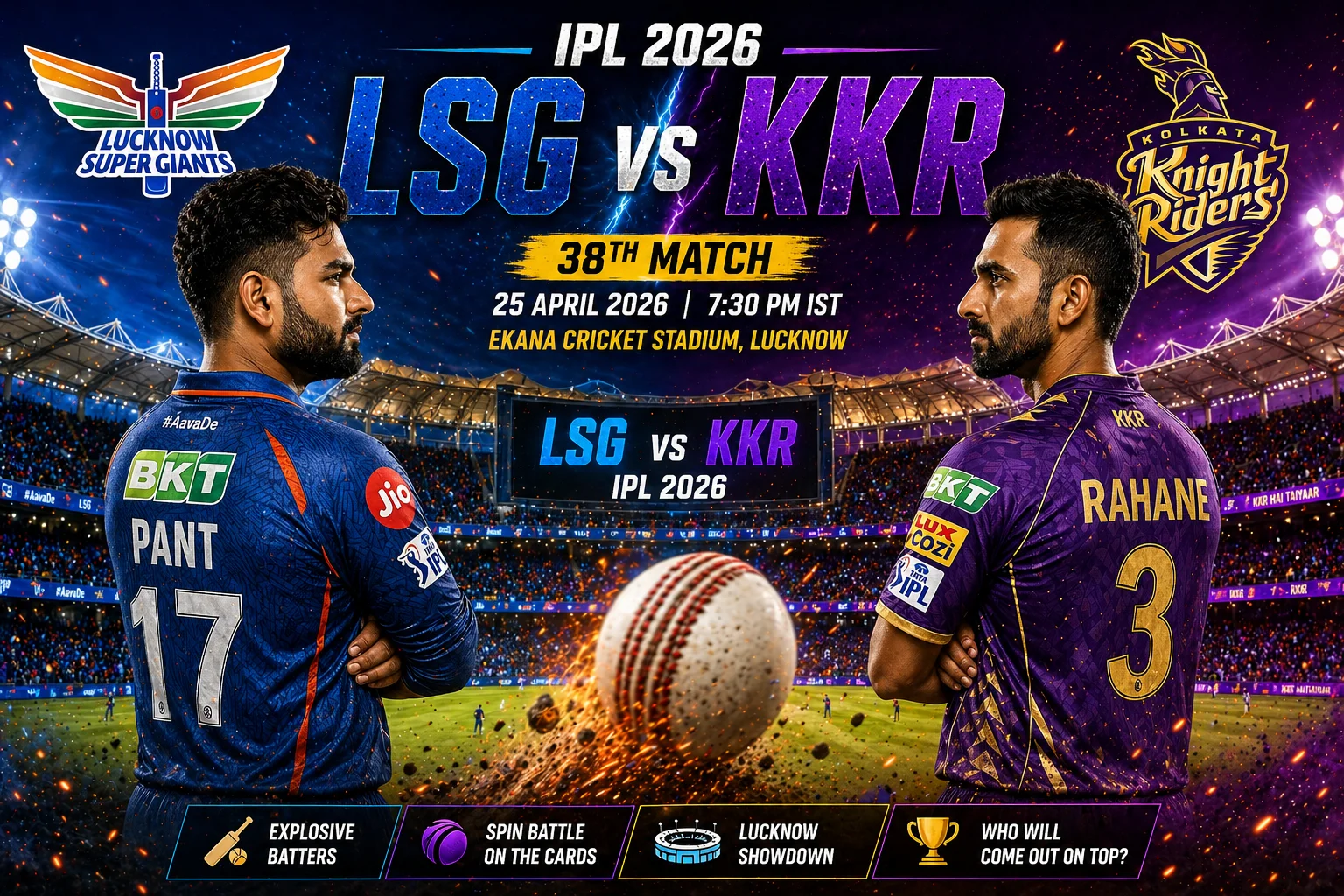 LSG vs KKR