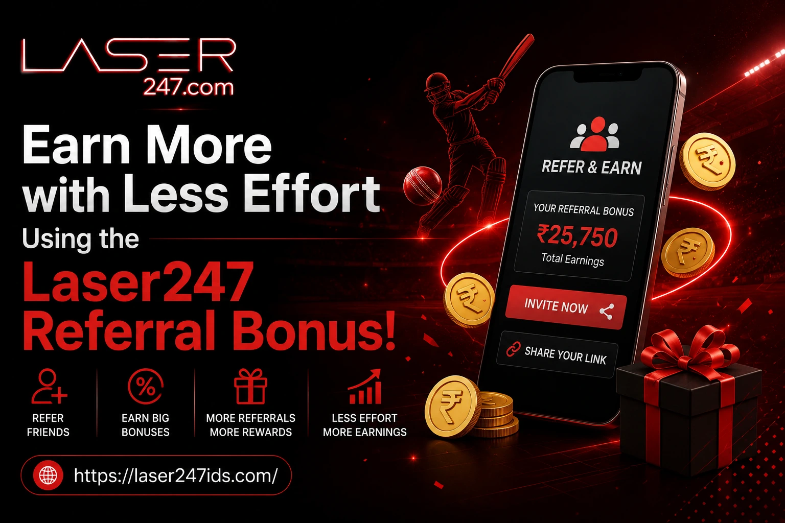 laser247 referral bonus