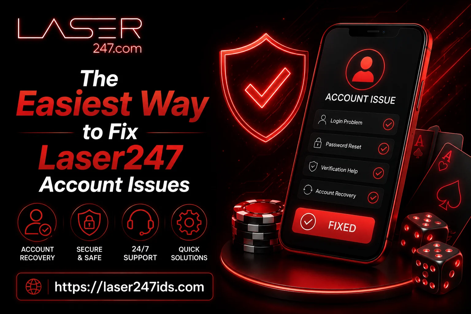 laser247 account issues